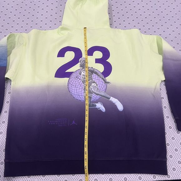 NIKE AIR JORDAN 23ENGINEERED STATEMENT FLEECE HOODIE CZ4816-383 Men Sz XL NWT - Picture 16 of 16